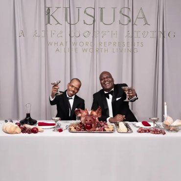 Photo by Kususa in South Africa with @umgsa, @backnoisemusicafrica, and @mayonieproductions. May be an image of 2 people, suit, place mat, dinner jacket, wedding, dais and text.